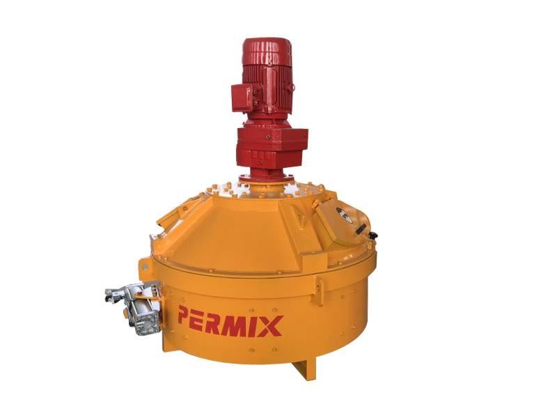 15kw Mixing Power Refractory Planetary Mixer 500L Input Capacity Orange Color